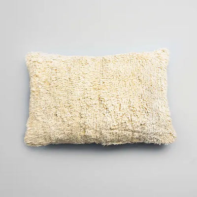 Moroccan Wool Cushion - Ivory - Photo 2