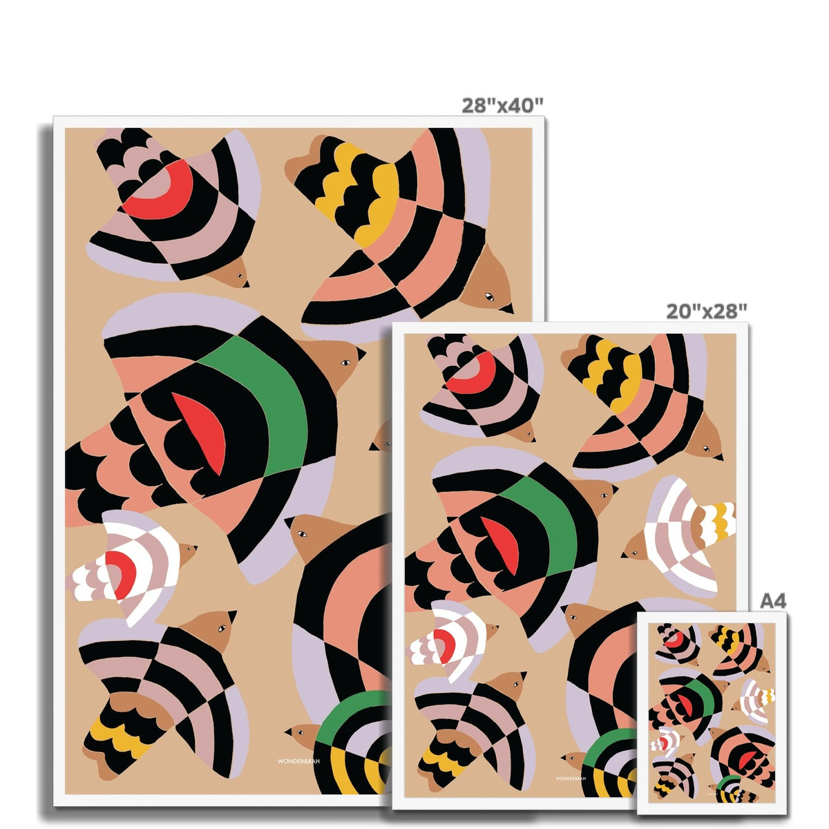 Summer Flock Children's Print