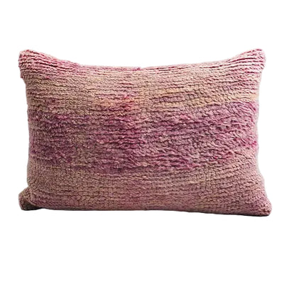 Moroccan Wool Cushion - Rosewood- Photo 1