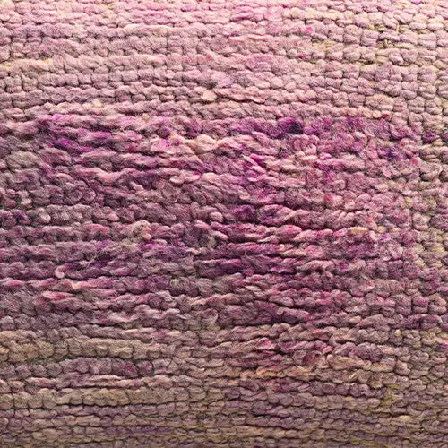 Moroccan Wool Cushion - Rosewood - Photo Close up