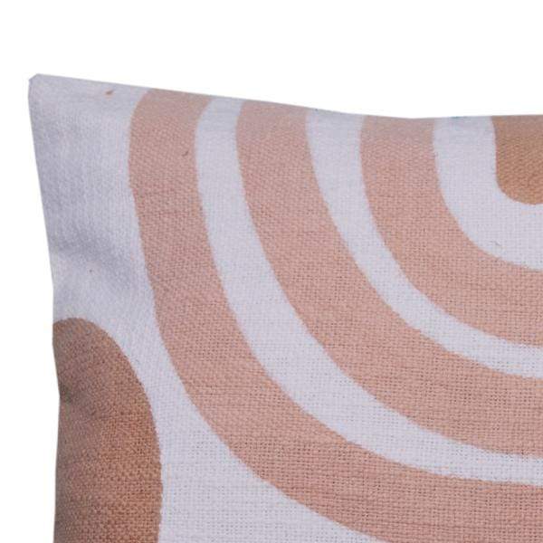 Sunset Handblock Throw Pillow | Block Print | Without Filler