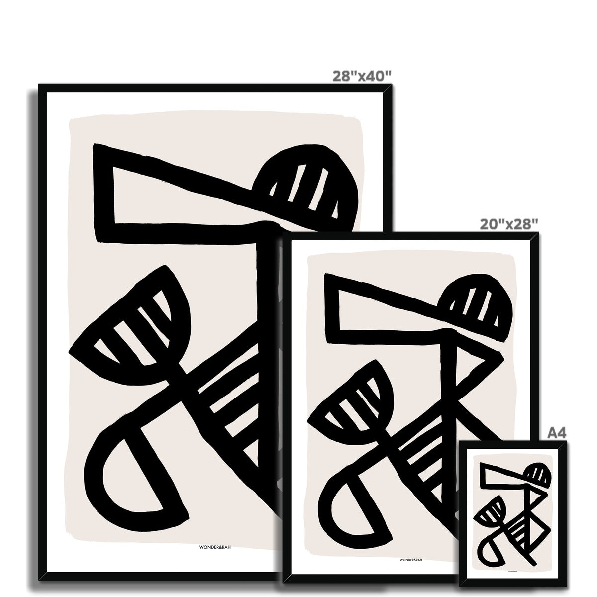 Cotton Contemporary Botany Print