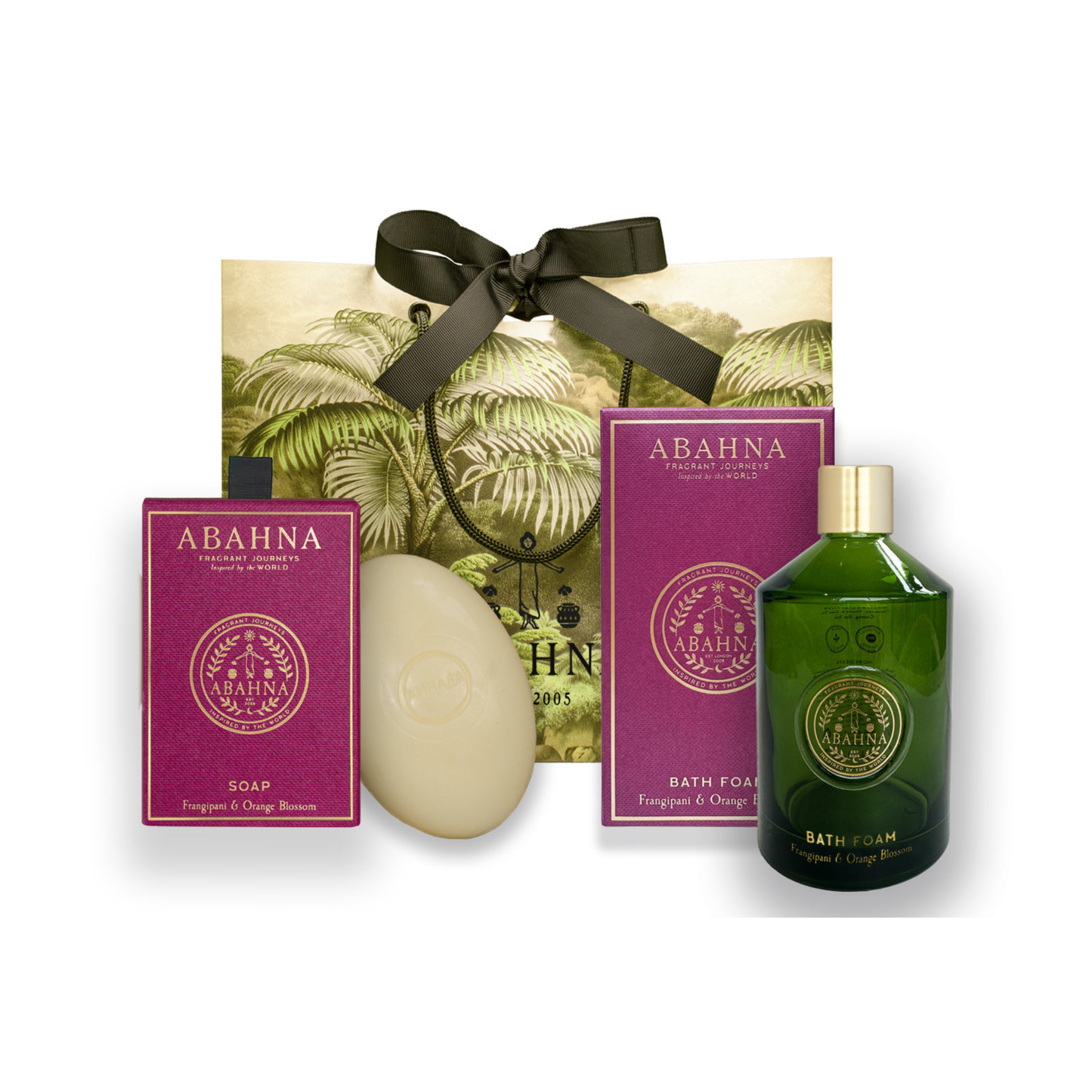 Bath Foam & Soap Set - Frangipani & Orange Blossom