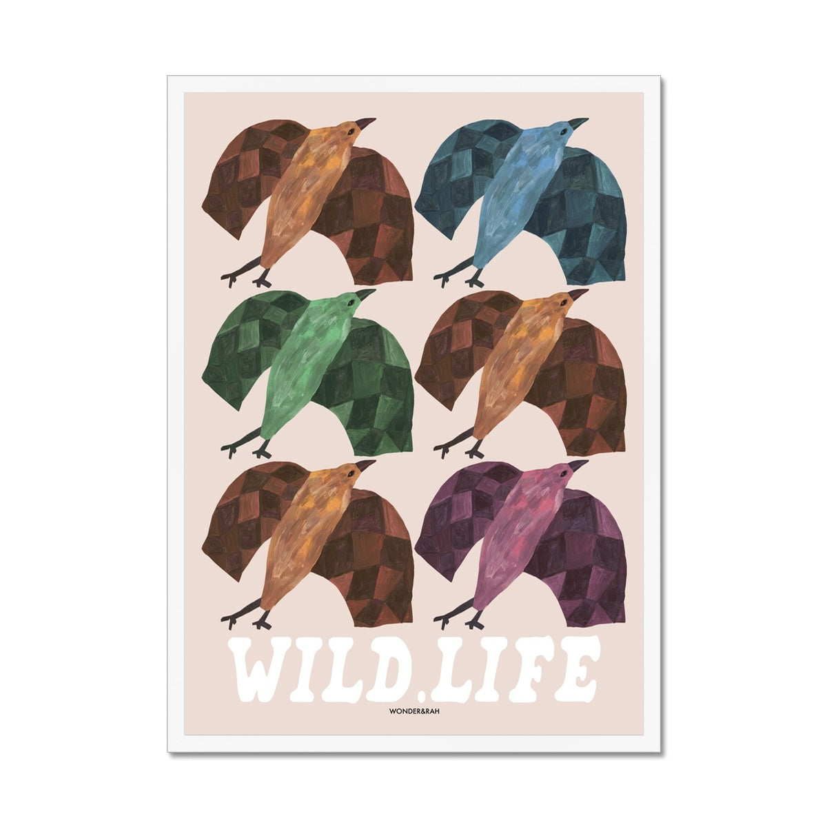 Wild Life Birds Print
