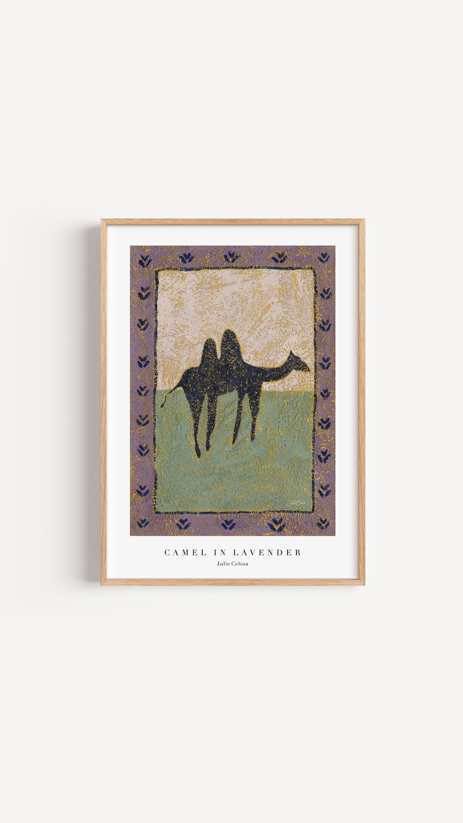 Camel in Lavender - Fine Art Print