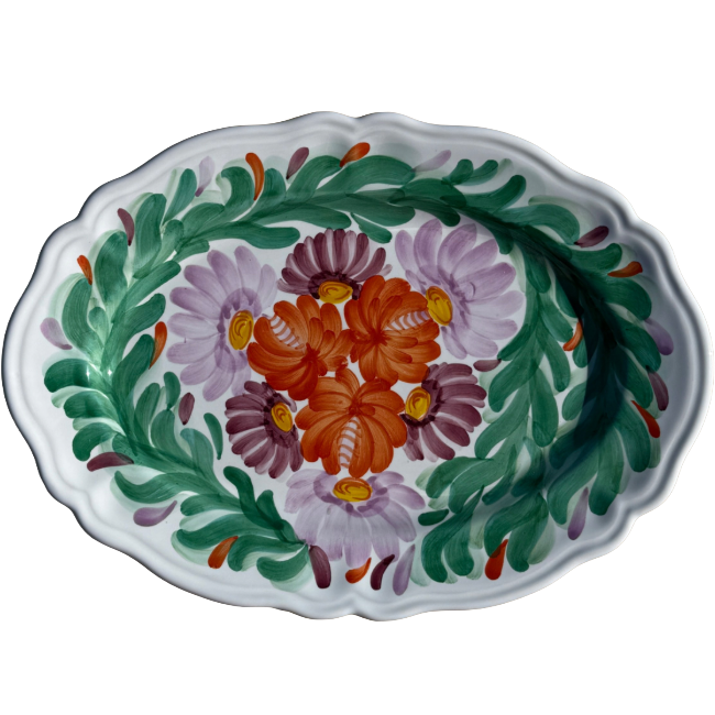 Campo Oval Plate 32cm Orange