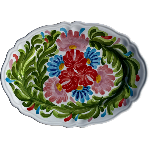 Campo Oval Plate 32cm Red