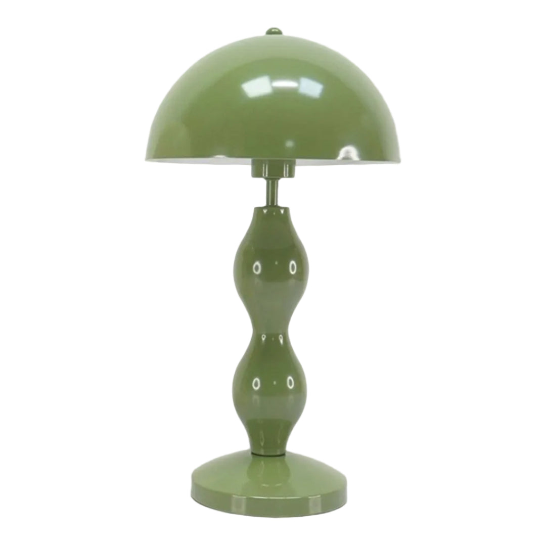 Noa Green Table Lamp with Metal Shade
