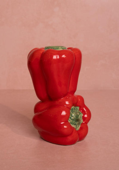 Red Bell Peppers Candle Holder