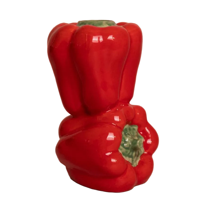 Red Bell Peppers Candle Holder