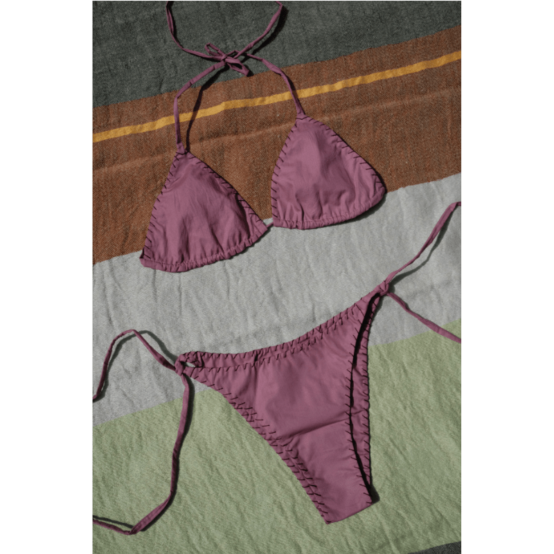 Purple Cotton Bikini
