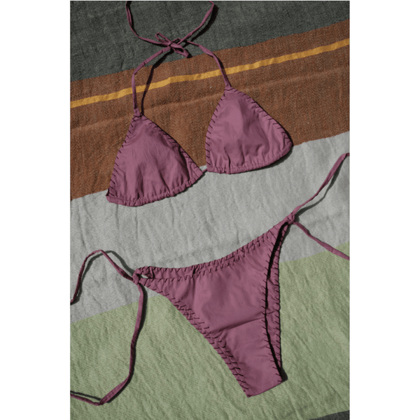 Purple Cotton Bikini