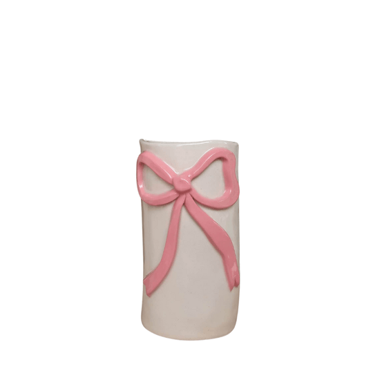 Pink Wobbly Bow Vase