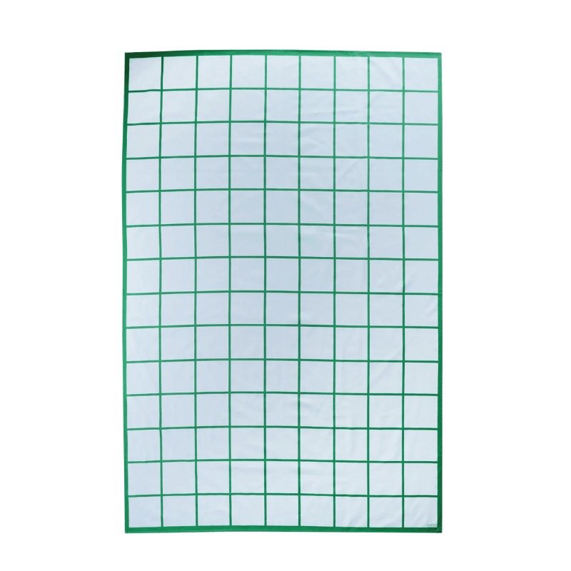 Marzipan Check Mint & Emerald Tablecloth