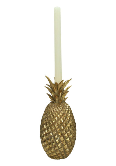 Golden Pineapple Candle Holder