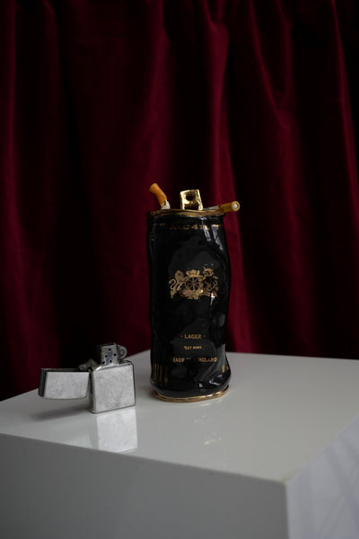 Couple of Cigarettes Beer Can