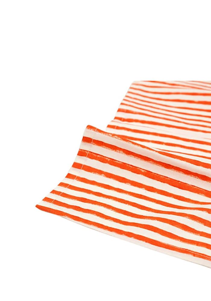 Candy Cane Stripe Napkins - Set of 2 - Casa by Josephine Jenno
