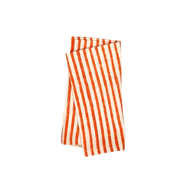 Candy Cane Stripe Napkins - Set of 2 - Casa by Josephine Jenno