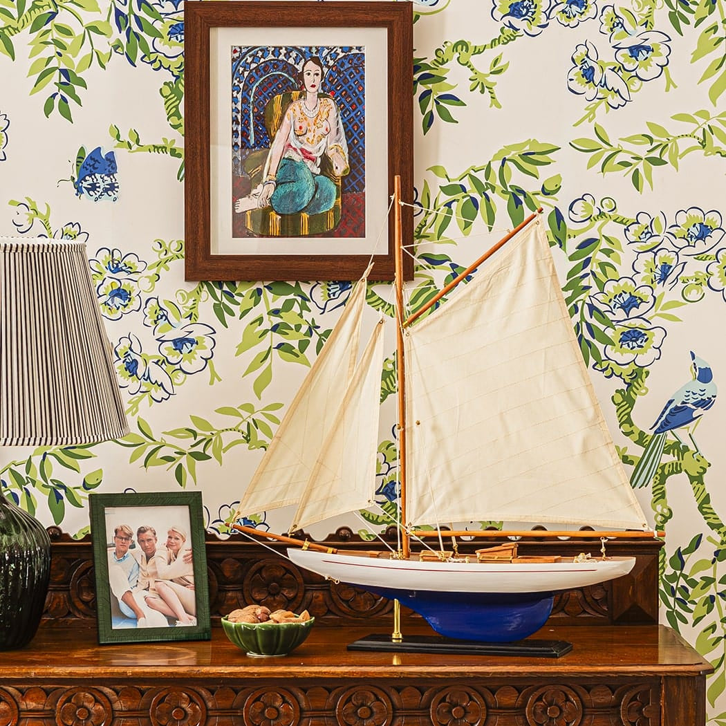 Cape Cod Twin - Masted Schooner Model - Casa by Josephine Jenno