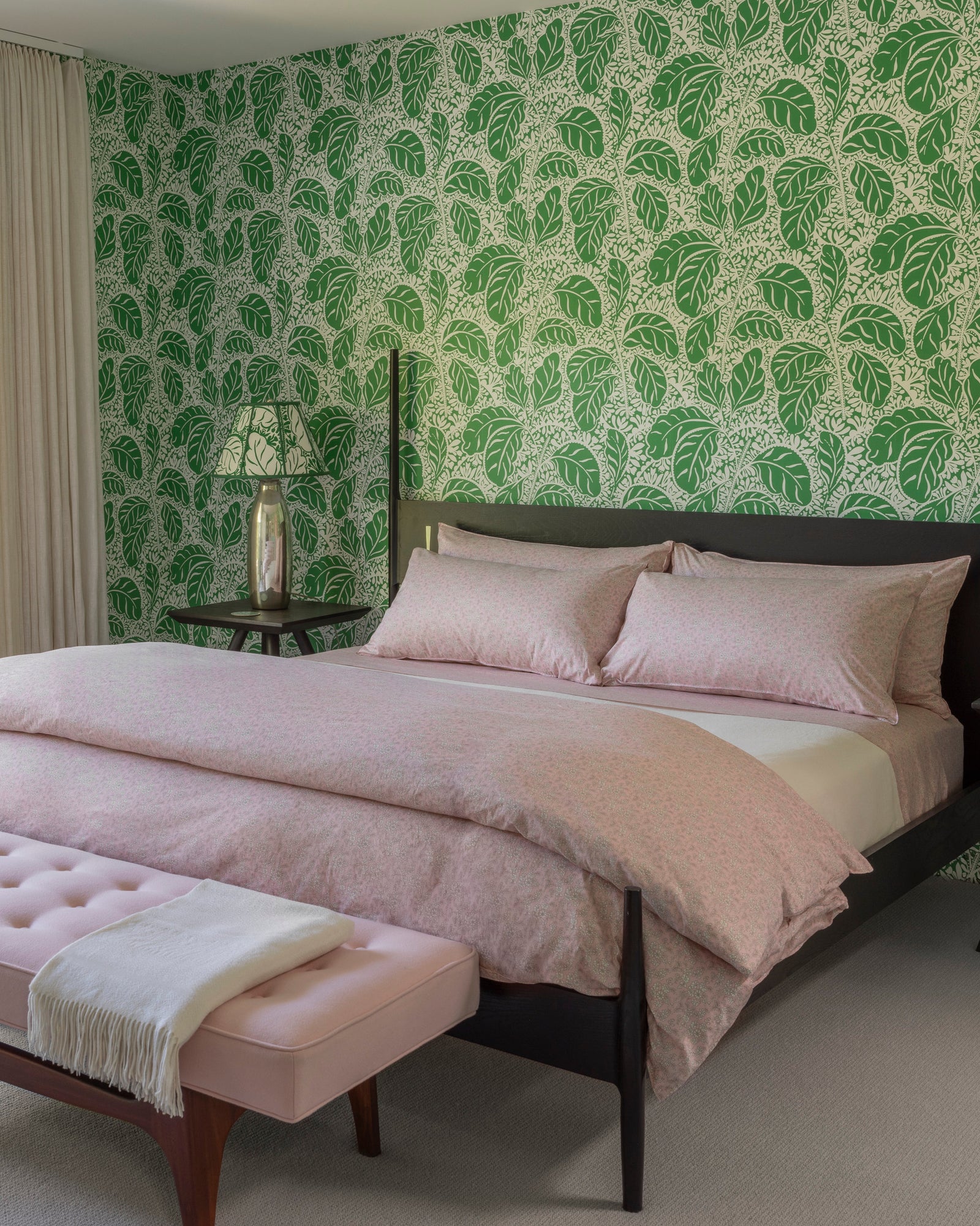 Duvet Set Made With Liberty Fabric Capel Pink