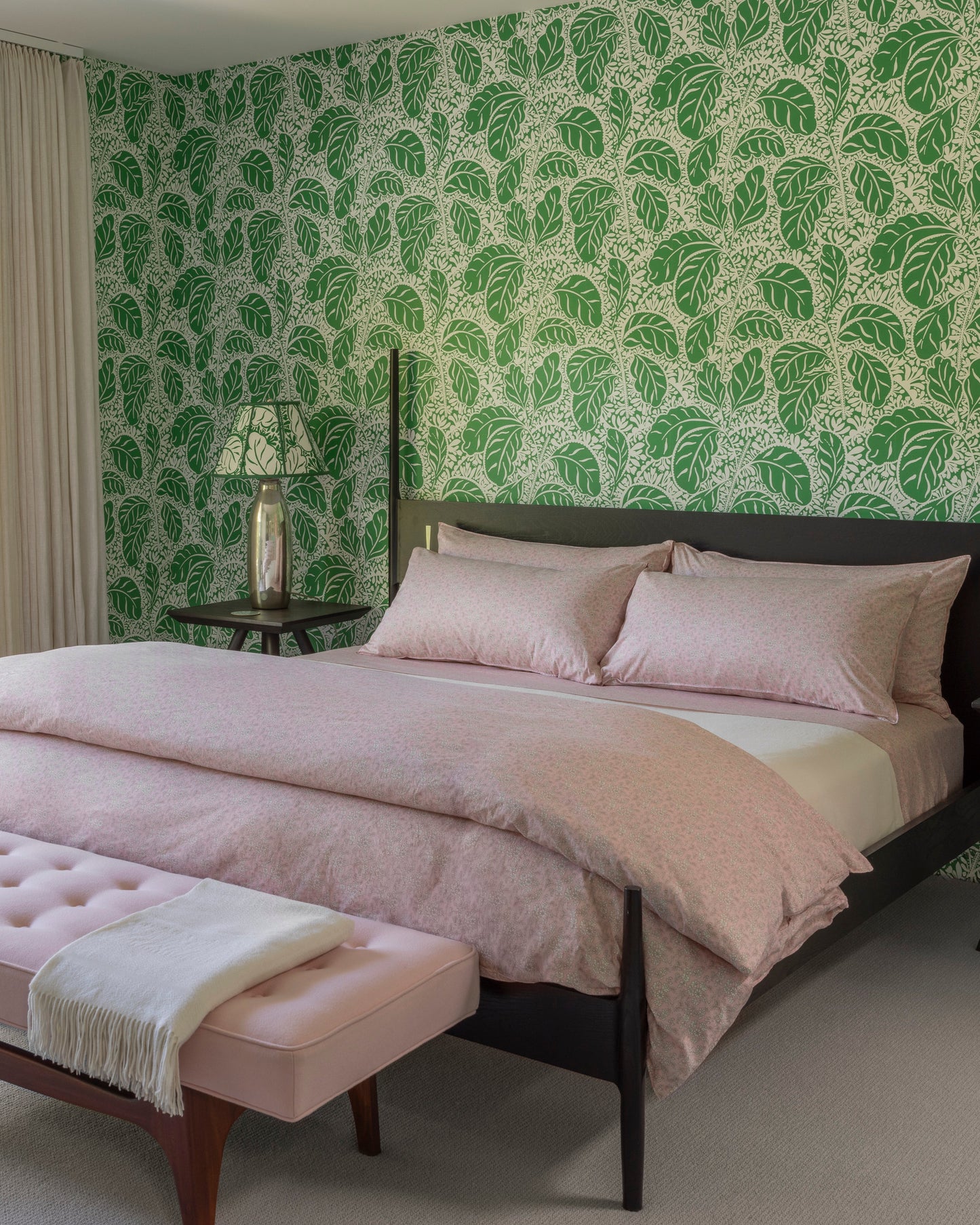 Duvet Set Made With Liberty Fabric Capel Pink