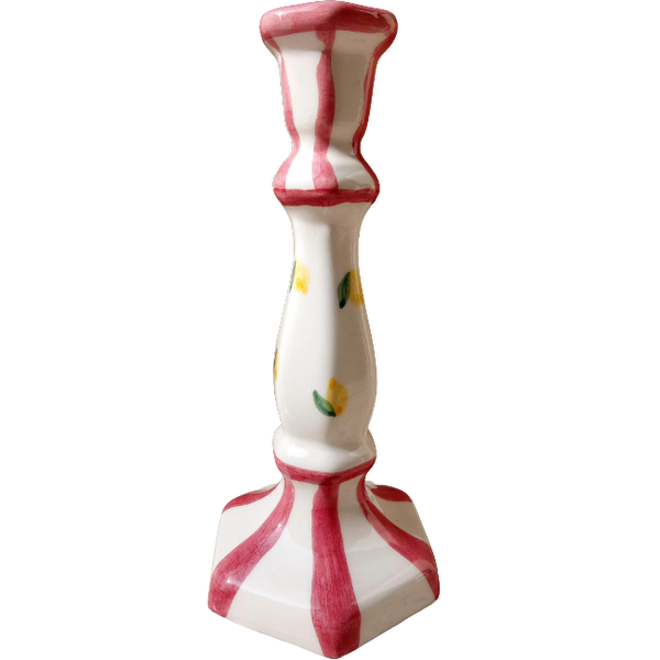 Capri Bordeaux Candle Holder - 20cm