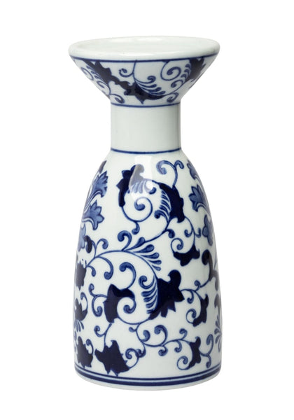 Cara Chinoiserie Porcelain Candlestick - Casa by Josephine Jenno