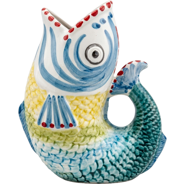 Paolo Blue Fish Carafe