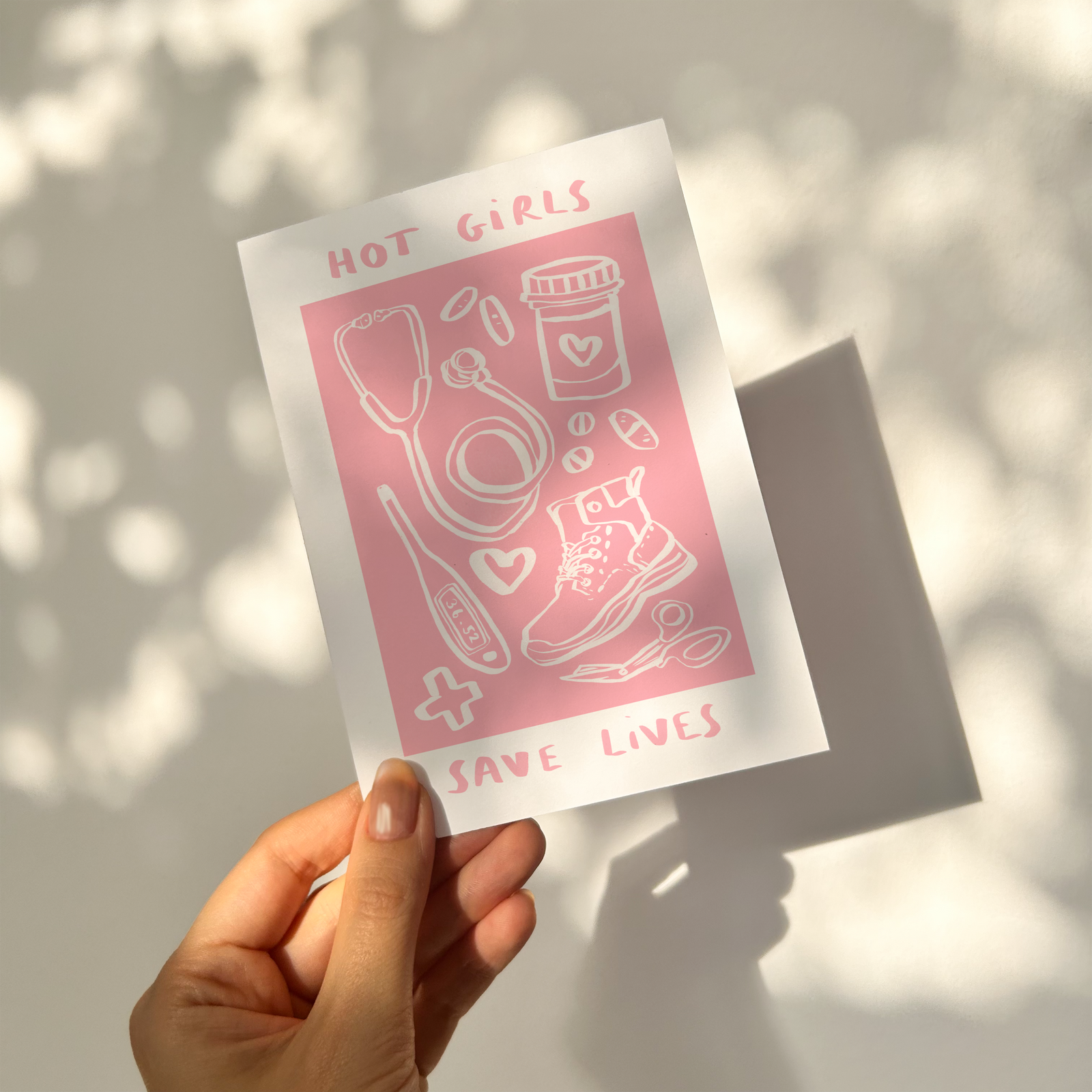 Hot Girls / Boys Save Lives - Paramedics Print