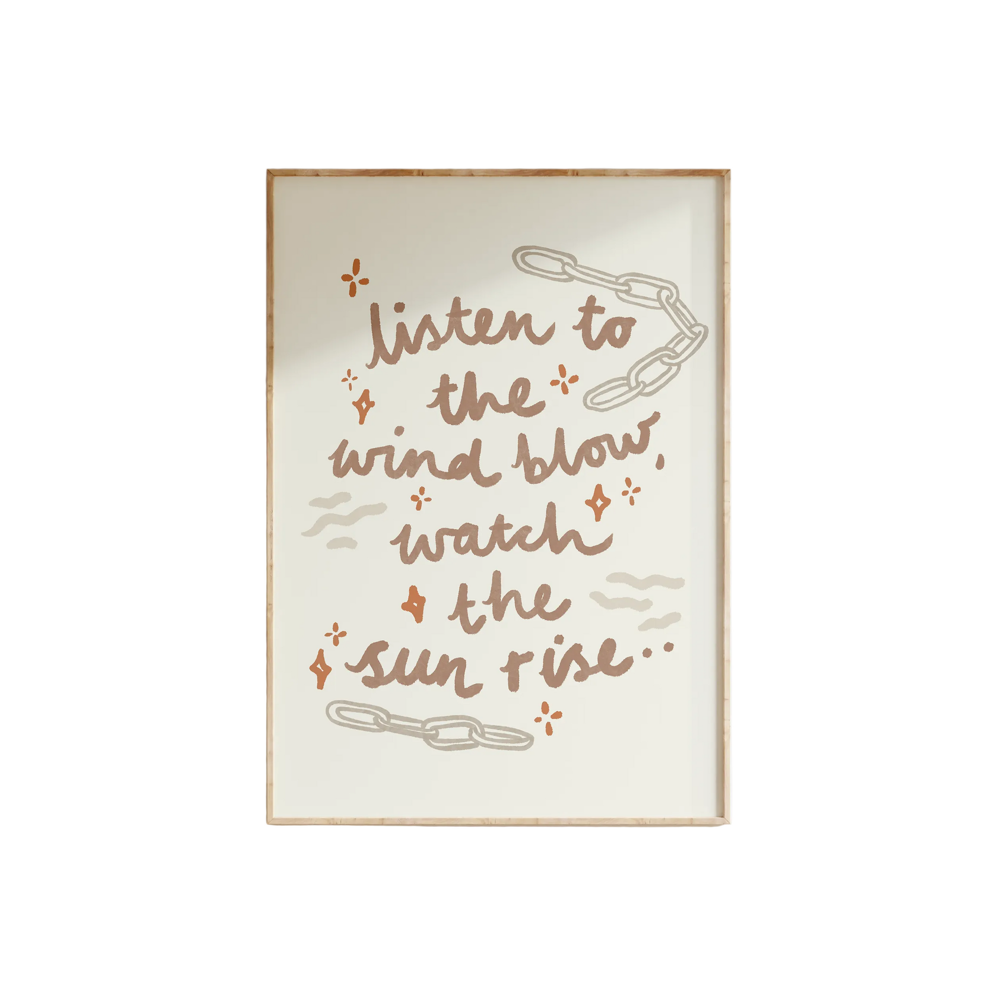 Listen To The Wind Blow, Watch The Sunrise - Fleetwood Mac The Chain Print