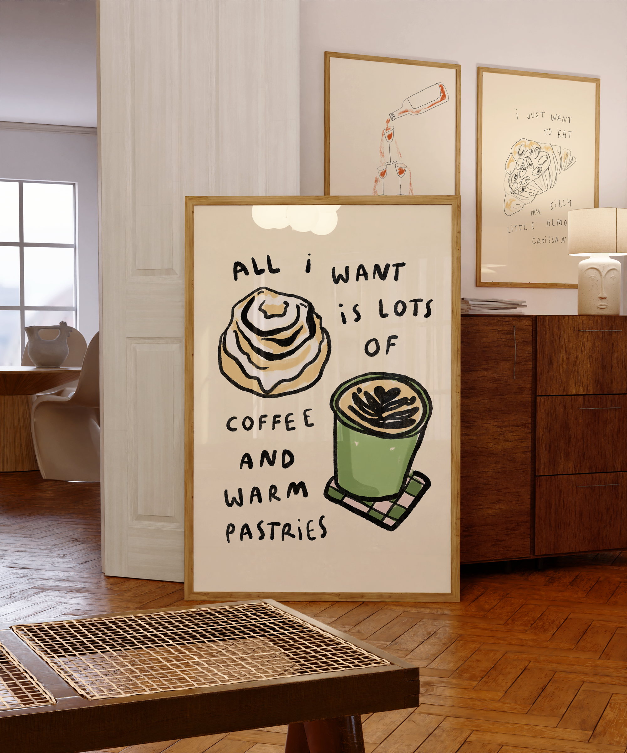All I Want Is Coffee And Pastries Print