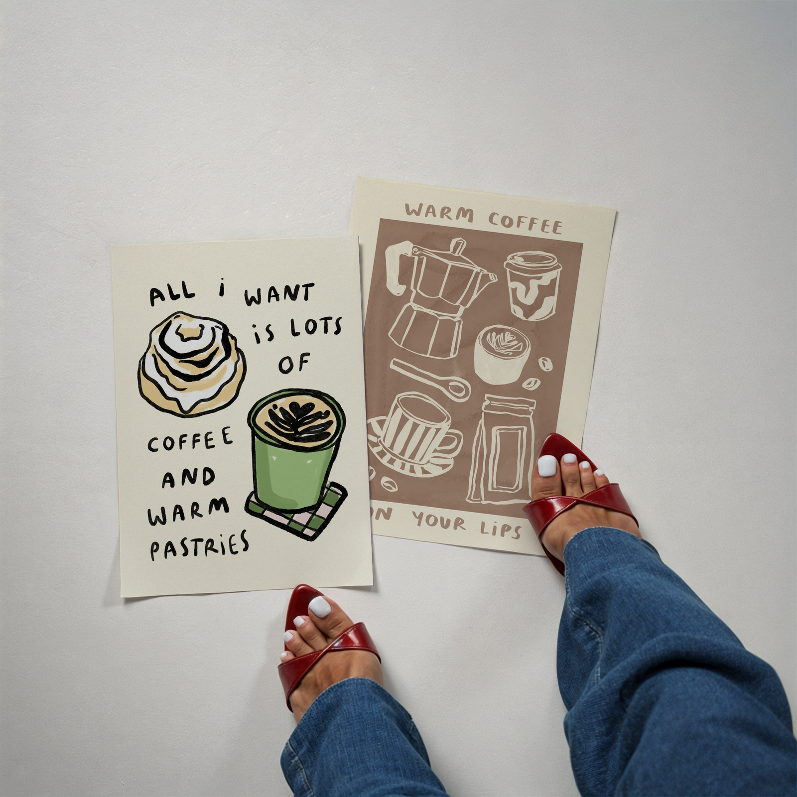 All I Want Is Coffee And Pastries Print