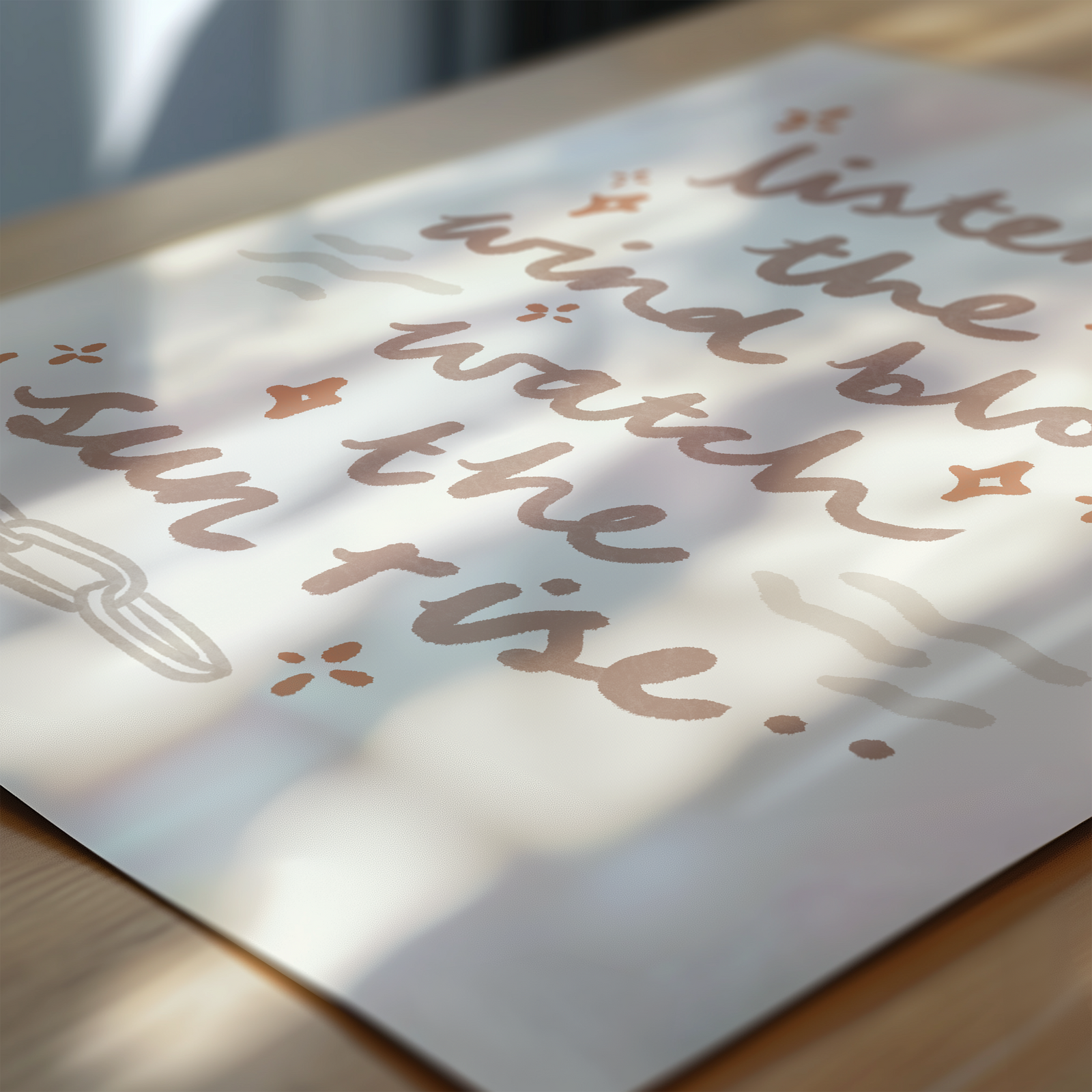 Listen To The Wind Blow, Watch The Sunrise - Fleetwood Mac The Chain Print