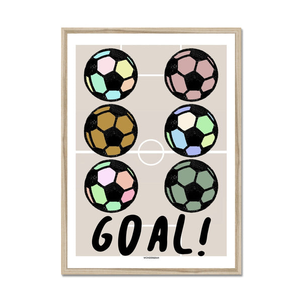 Neon Goal! Children's Print