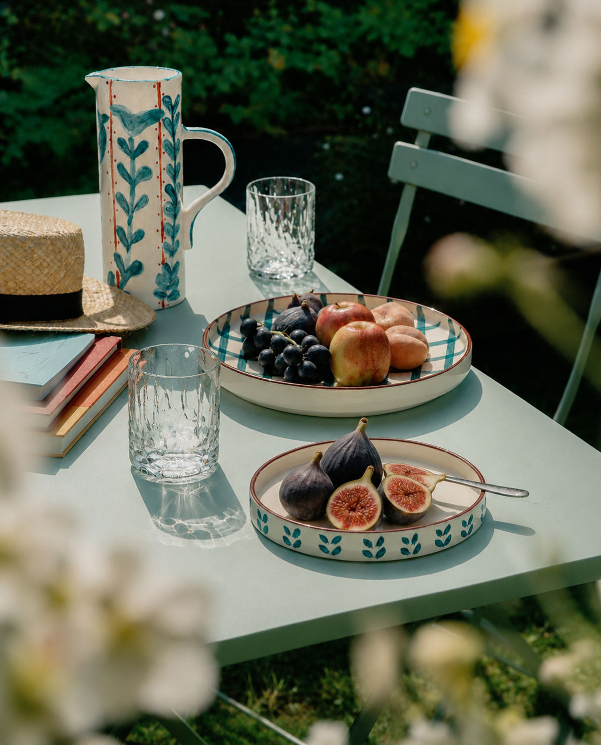 summer outdoor ceramic tableware set