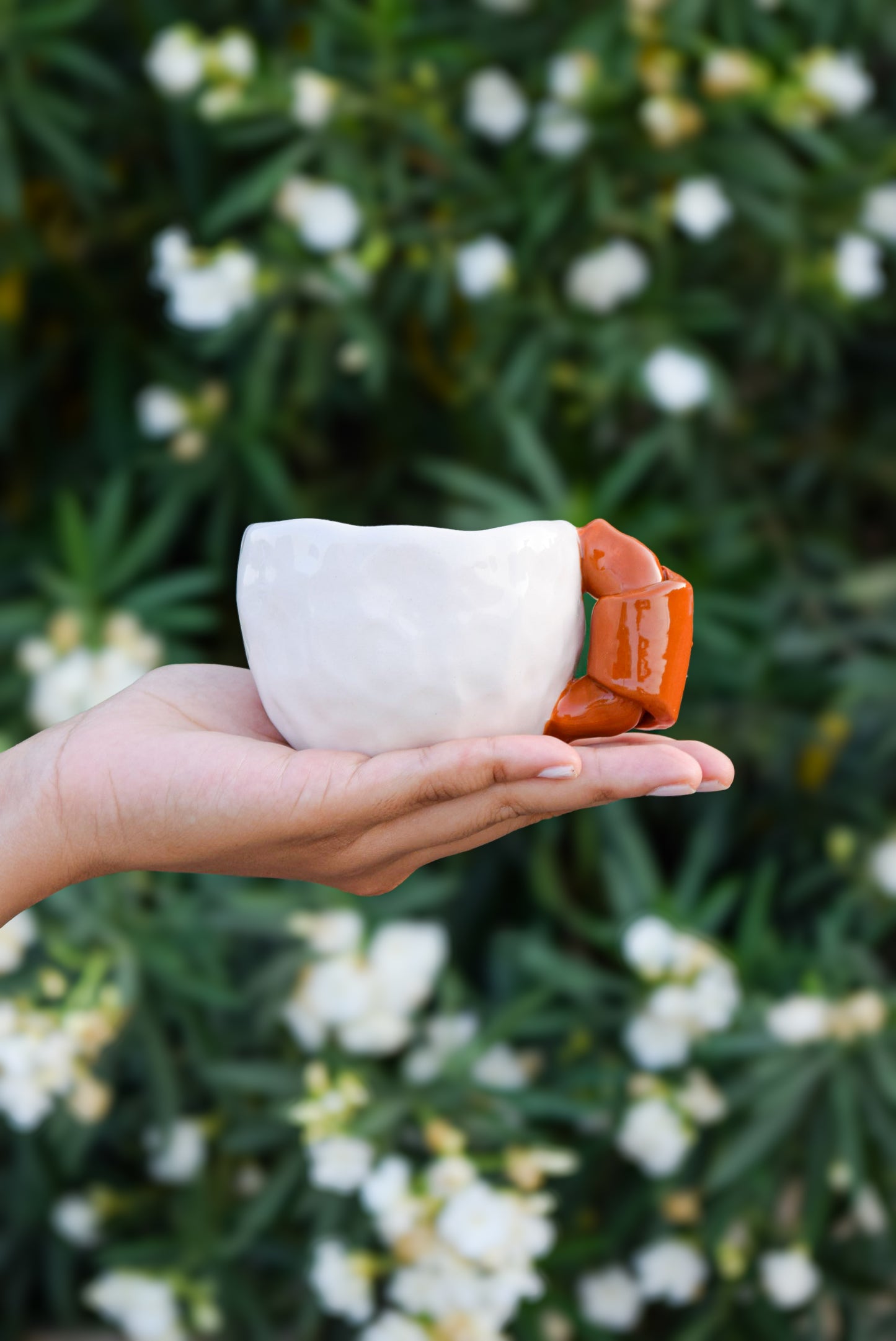 Handmade Ceramic Croissant Mug
