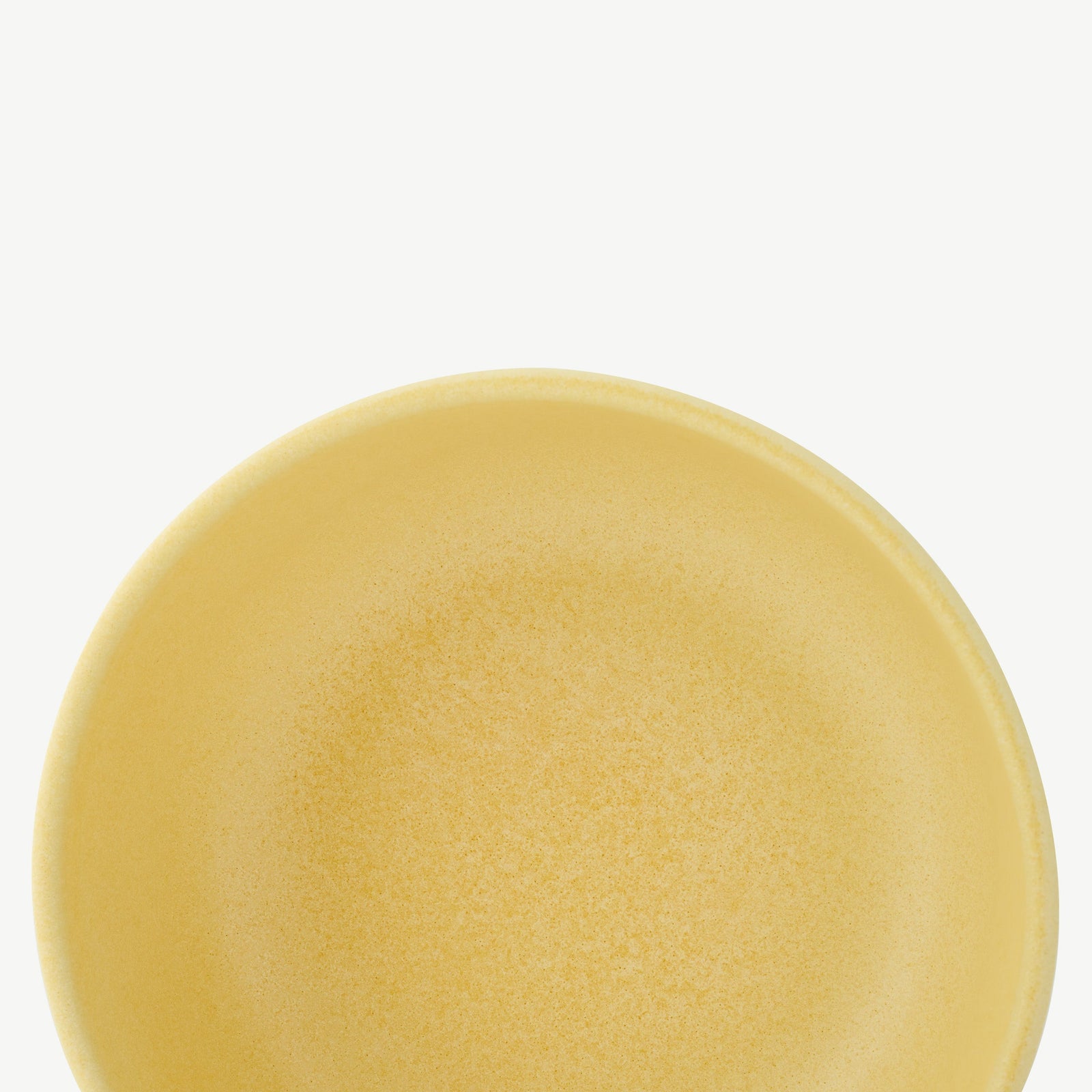 LoHo Cereal Bowls Set of 4, Canary Yellow Reactive Glaze