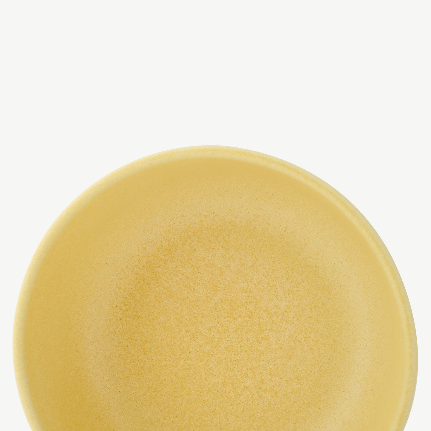 LoHo Cereal Bowls Set of 4, Canary Yellow Reactive Glaze