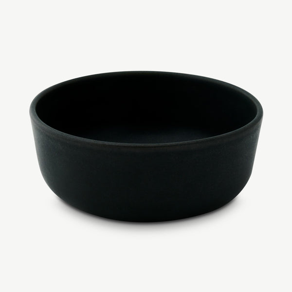LoHo Cereal Bowls Set of 4, Charcoal Reactive Glaze