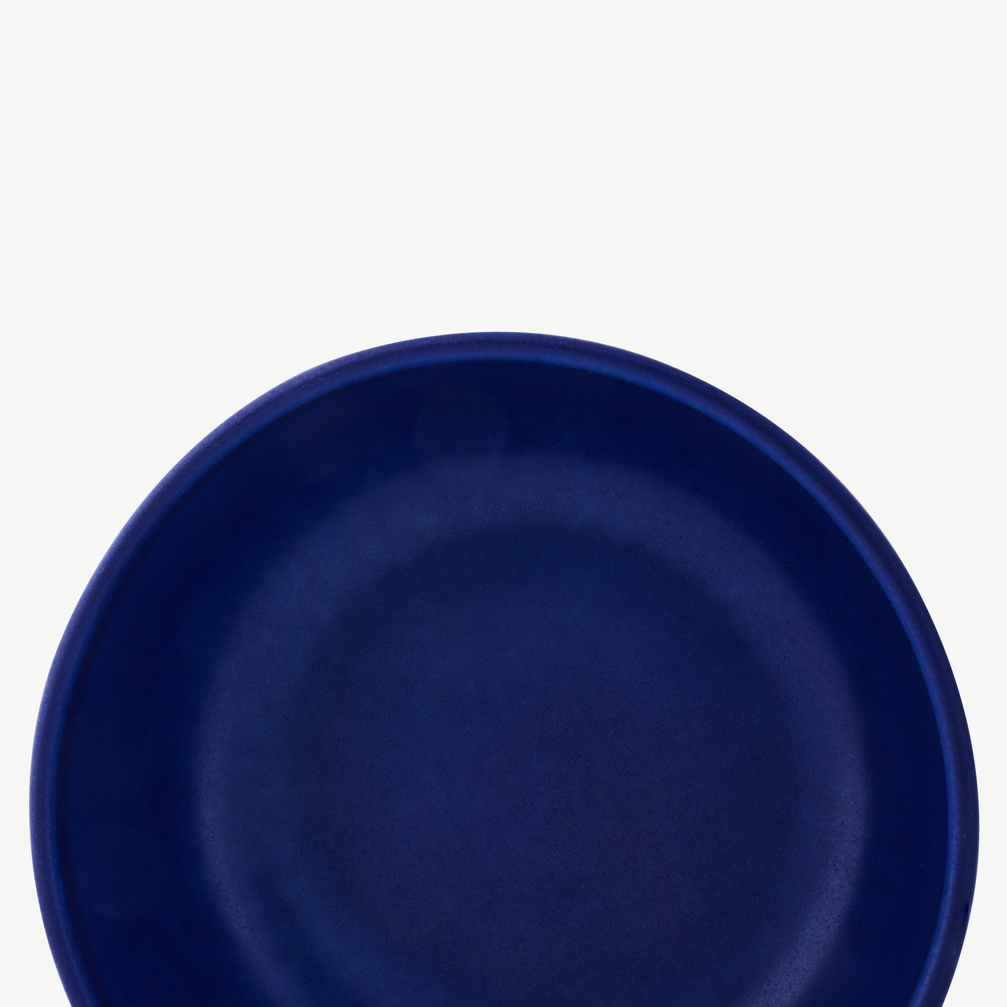 LoHo Cereal Bowls Set of 4, Cobalt Blue Reactive Glaze