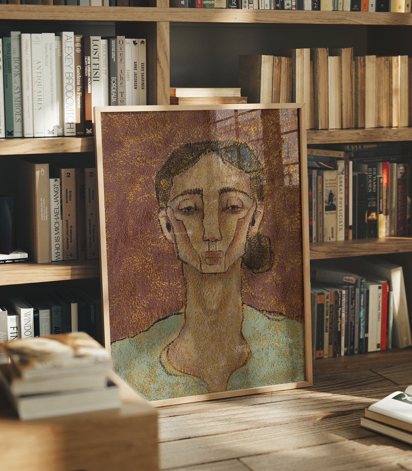 Mona - Portrait Wall Art Print