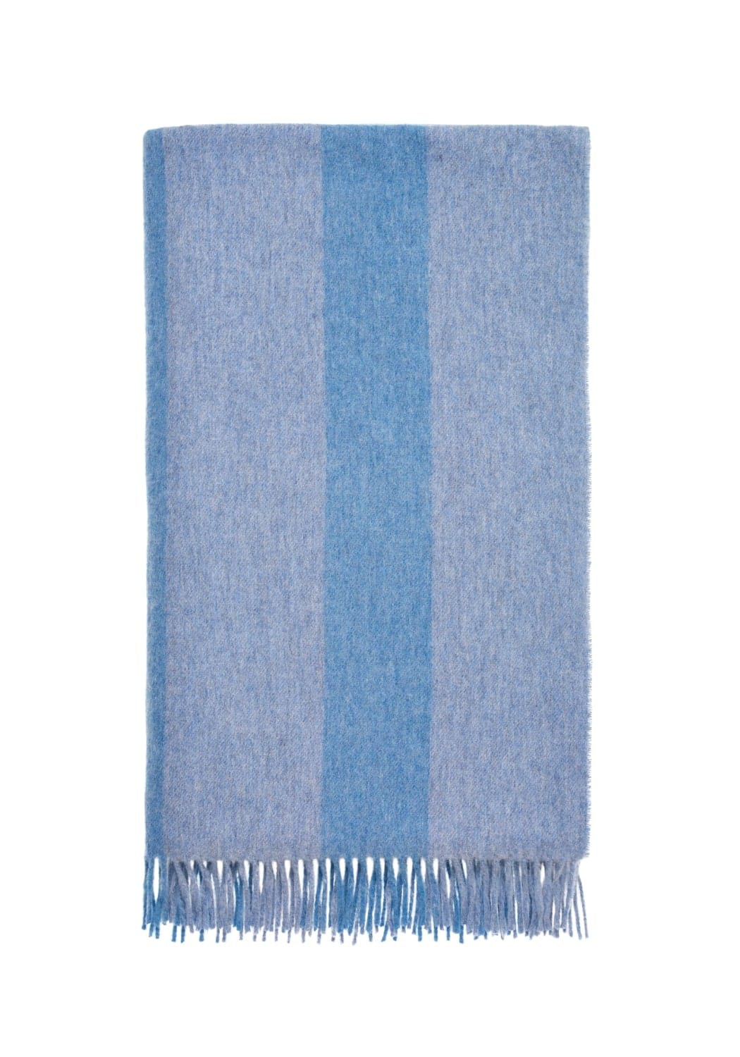 Charlotte's Soft Stripe Merino Wool Throw Blanket - Casa by Josephine Jenno
