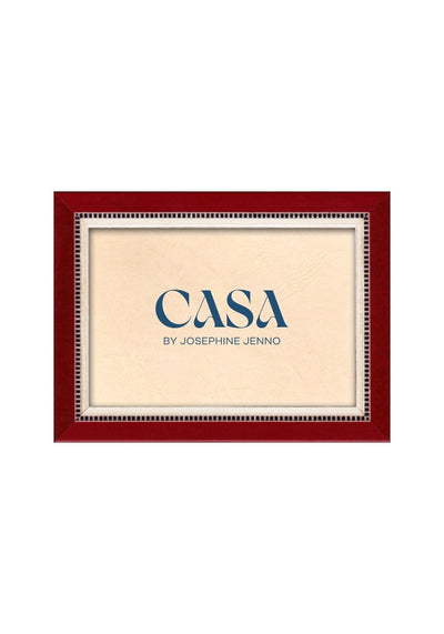 Cherry Red MIKY Photo Frame 6x4" - Casa by Josephine Jenno