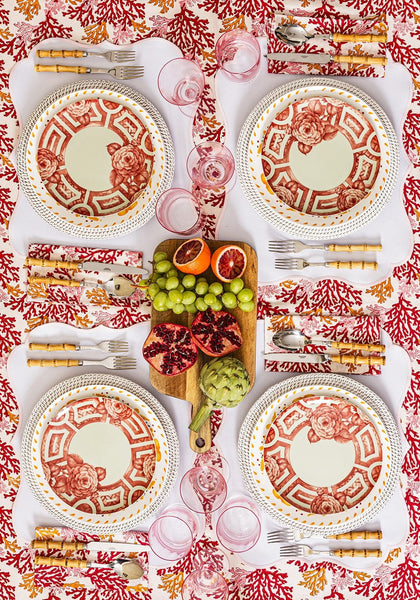 Chloe's Cheeky Chinoise Dessert Plate - Set of 4 - Casa by Josephine Jenno