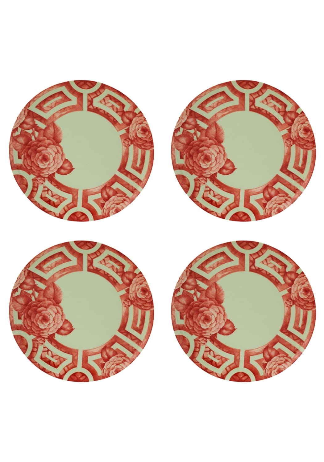 Chloe's Cheeky Chinoise Dessert Plate - Set of 4 - Casa by Josephine Jenno