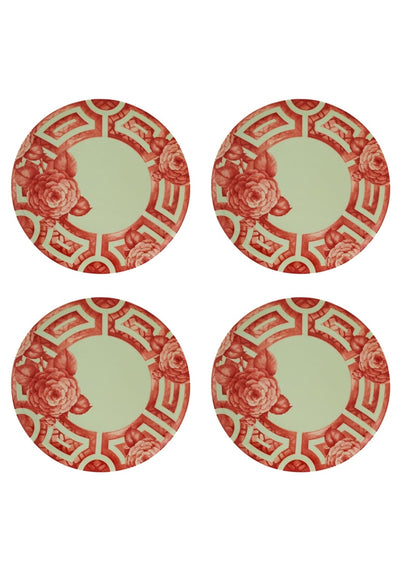 Chloe's Cheeky Chinoise Dessert Plate - Set of 4 - Casa by Josephine Jenno