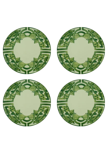 Chloe's Green and Gorgeous Dinner Plate - Set of 4 - Casa by Josephine Jenno