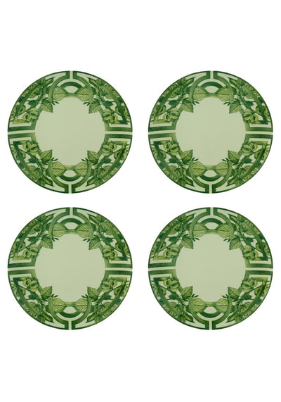 Chloe's Green and Gorgeous Dinner Plate - Set of 4 - Casa by Josephine Jenno