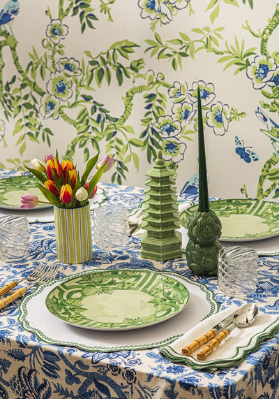 Chloe's Green and Gorgeous Dinner Plate - Set of 4 - Casa by Josephine Jenno