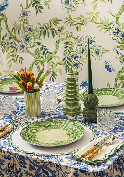 Chloe's Green and Gorgeous Dinner Plate - Set of 4 - Casa by Josephine Jenno